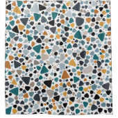 Terrazzo Pattern Douchegordijn (Voorkant)