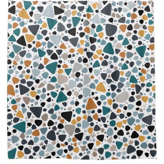 Terrazzo Pattern Douchegordijn (Voorkant)