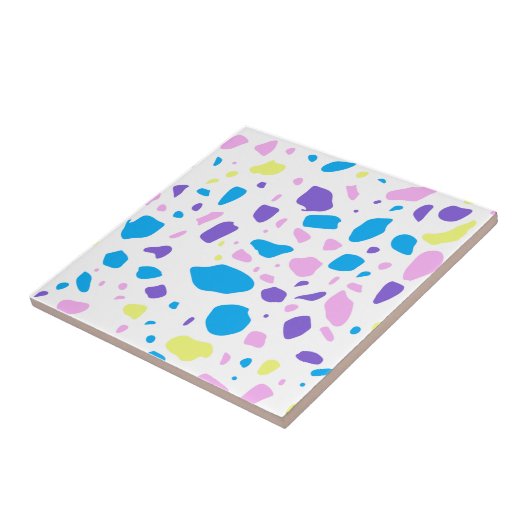 TERRAZZO PATTERN HOMEDECOR BACKSPLASH Keramische T Tegeltje (Zijkant)