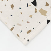 Terrazzo Pattern I Fleece Deken (Hoek)