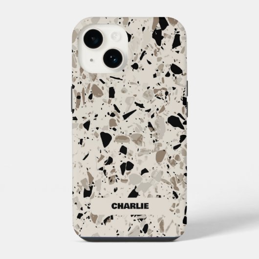 Terrazzo Pattern iPhone Hoesje (Achterkant)