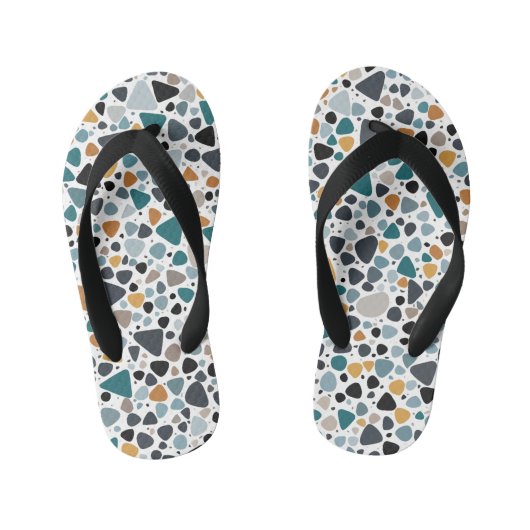 Terrazzo Pattern Kinder Teenslippers (Voetbed)