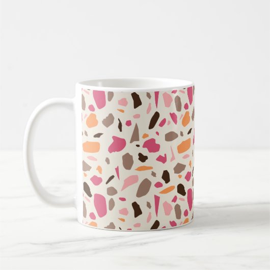 Terrazzo Pattern Koffiemok (Links)