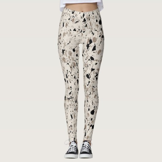 Terrazzo Pattern Leggings (Voorkant)