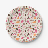 Terrazzo Pattern Papieren Bordje (Voorkant)