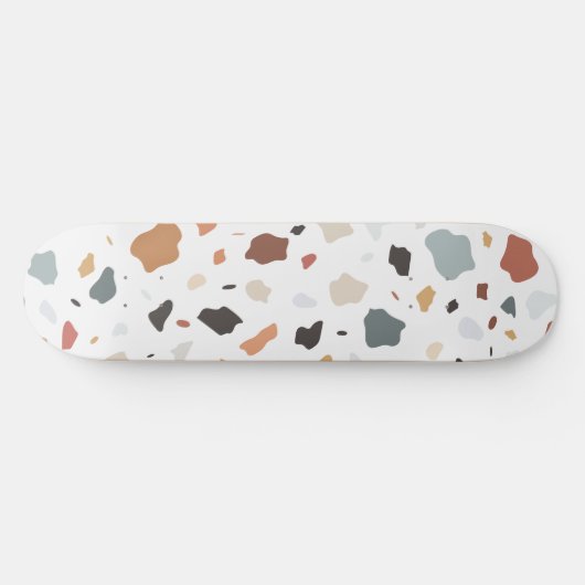 Terrazzo Pattern Persoonlijk Skateboard (Horizontaal)