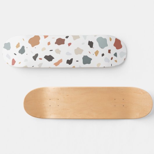 Terrazzo Pattern Persoonlijk Skateboard (Horizontaal)