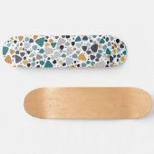 Terrazzo Pattern Persoonlijk Skateboard (Horizontaal)