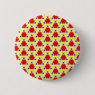Terrazzo Pattern Ronde Button 5,7 Cm