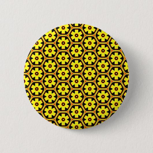 Terrazzo Pattern Ronde Button 5,7 Cm (Voorkant)