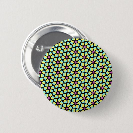 Terrazzo Pattern Ronde Button 5,7 Cm (Voorkant /achterkant)