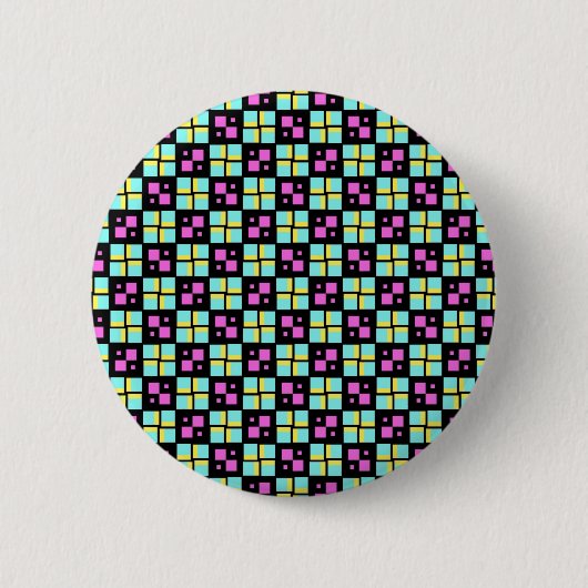 Terrazzo Pattern Ronde Button 5,7 Cm (Voorkant)