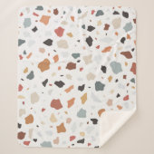 Terrazzo Pattern Sherpa Deken (Voorkant)