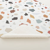 Terrazzo Pattern Sherpa Deken (3/4)