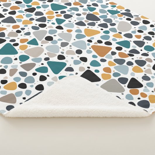 Terrazzo Pattern Sherpa Deken (3/4)