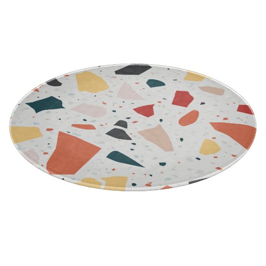 Terrazzo Pattern Snijplank (Hoek)