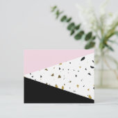 Terrazzo Pattern, Terrazzo Background Briefkaart (Staand voorkant)