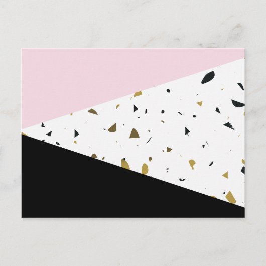 Terrazzo Pattern, Terrazzo Background Briefkaart (Voorkant)