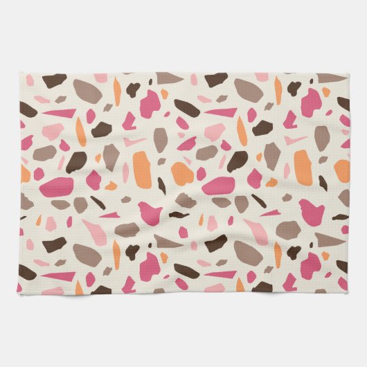 Terrazzo Pattern Theedoek (Horizontaal)