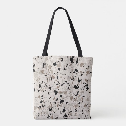 Terrazzo Pattern Tote Bag (Achterkant)