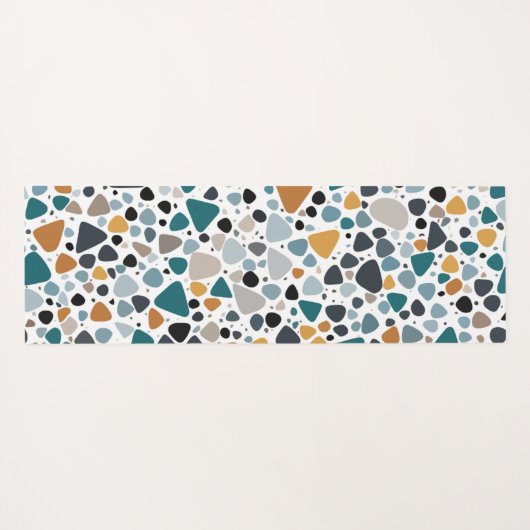 Terrazzo Pattern Yogamat (Achterkant (horizontaal))