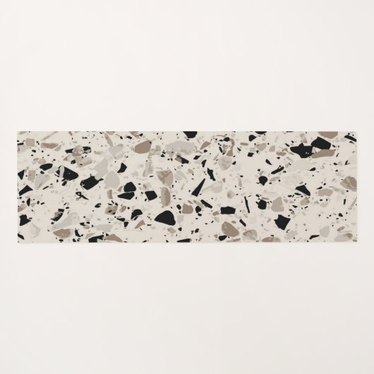 Terrazzo Pattern Yogamat (Achterkant (horizontaal))