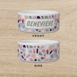 Terrazzo Pet Bowl Voerbakje