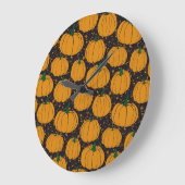 Terrazzo pompoenen, herfstpatroon. grote klok (Hoek)