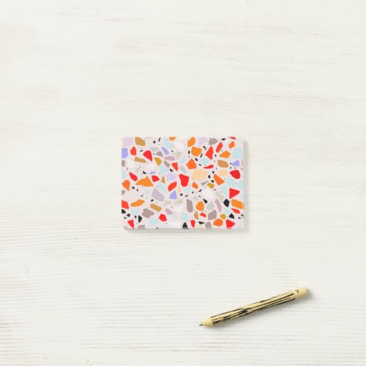 Terrazzo Post-it® Notes (Op bureau)