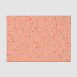 Terrazzo Retro Living Coral Elegant Pattern Tissuepapier