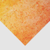 Terrazzo Retro Living Coral Yellow Textern Pattern Tissuepapier (Detail)