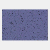 Terrazzo Retro Paars Grey Black Pattern Inpakpapier Vel (Voorkant)
