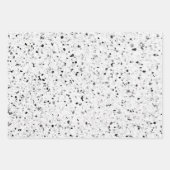 Terrazzo Retro White Brown Green Black  Inpakpapier Vel (Voorkant 3)