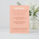 Terrazzo Slab Bruiloft Accommodatie Enclosure Kaar RSVP Kaartje (Staand voorkant)