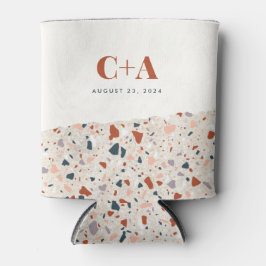 Terrazzo Slab Bruiloft Gast Blikjeskoeler