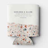 Terrazzo Slab Bruiloft Gast Blikjeskoeler (Achterkant)