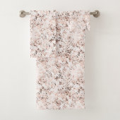 Terrazzo Speckle Herfst kleurenpalet | kruid Bad Handdoek (Insitu)