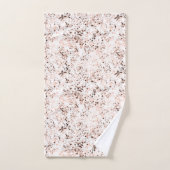 Terrazzo Speckle Herfst kleurenpalet | kruid Bad Handdoek (Handdoek)