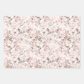 Terrazzo Speckle Herfst kleurenpalet | kruid Inpakpapier Vel (Voorkant 3)