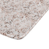 Terrazzo Speckle Herfst kleurenpalet | kruid Snijplank (Hoek)