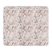 Terrazzo Speckle Herfst kleurenpalet | kruid Snijplank (Voorkant)
