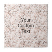 Terrazzo Speckle Herfst kleurenpalet | kruid Tegeltje (Voorkant)