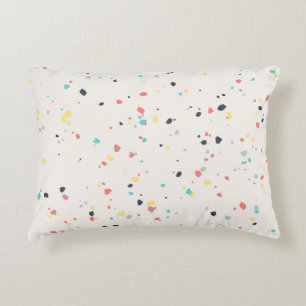 Terrazzo Spikkel Naadloos Patroon Accent Kussen