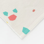 Terrazzo Spikkel Naadloos Patroon Fleece Deken (Hoek)