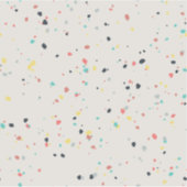 Terrazzo Spikkel Naadloos Patroon Sticker (Voorkant)