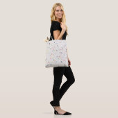 Terrazzo Spikkel Naadloos Patroon Tote Bag (Op model)