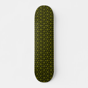 Terrazzo Star v1 - zwart en geel Persoonlijk Skateboard