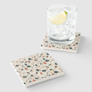 Terrazzo Stenen Onderzetter