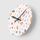Terrazzo-stijl Ronde Klok (Hoek)