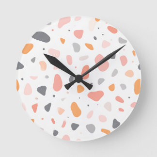 Terrazzo-stijl Ronde Klok